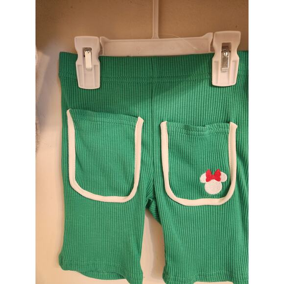 NWT Minnie Mouse Girls Sweatshirt Shorts Set Disney Disneyworld 4T - Picture 4 of 8